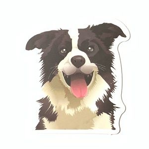 Border Collie Vinyl Sticker